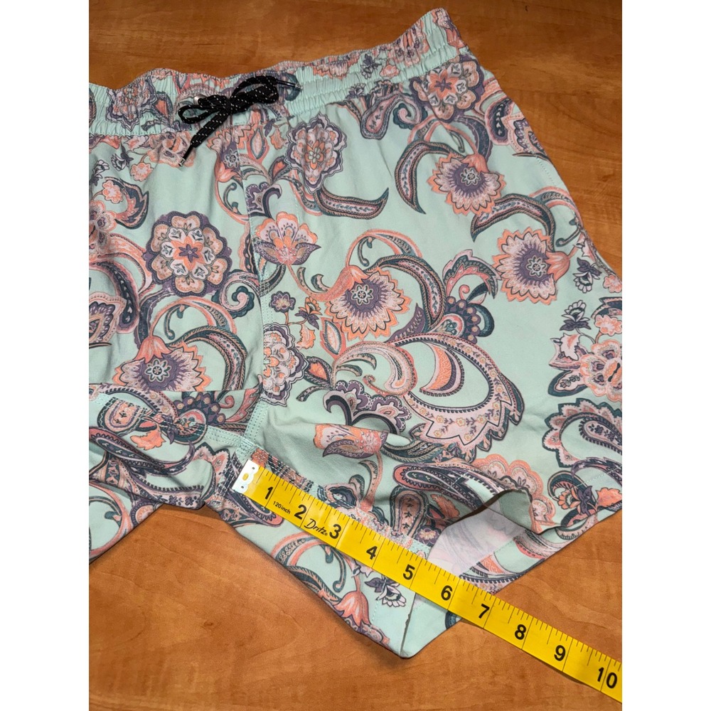 Billabong Recycler Layback Mens Board Shorts Mint Green Paisley Swim Trunks M - Picture 7 of 7